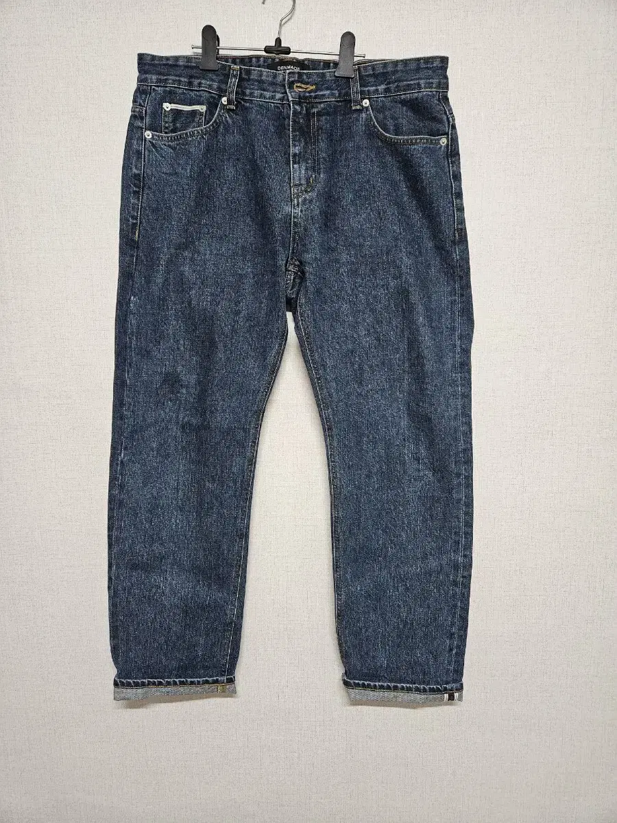 덴메이드 deep washed selvedge denim XL